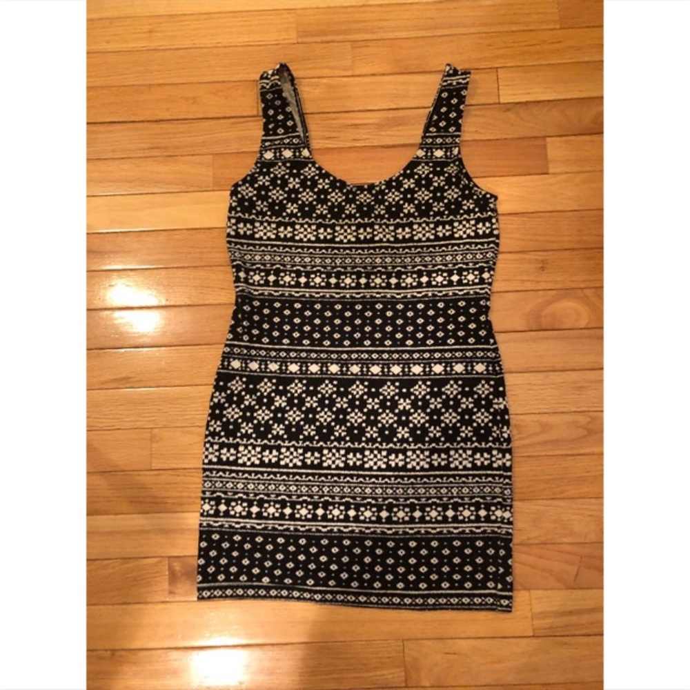 Printed bodycon dress!
